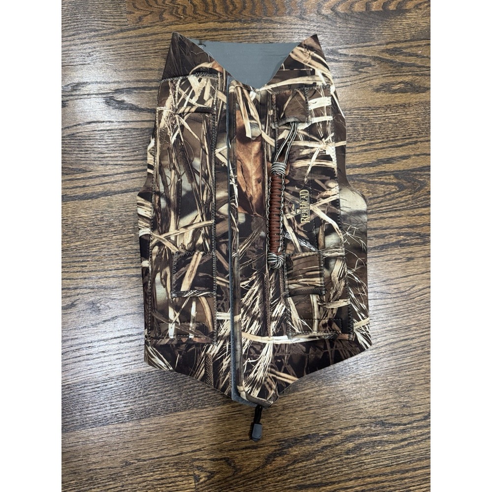 REDHEAD‎ Sporting Dog Neoprene Chest Protector Vest CAMO Large Hunting